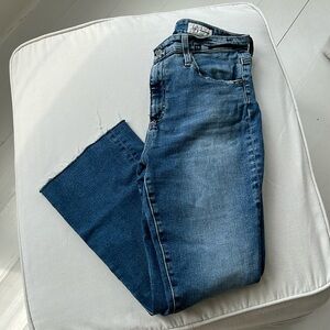 AG Denim Cropped Blue Jeans